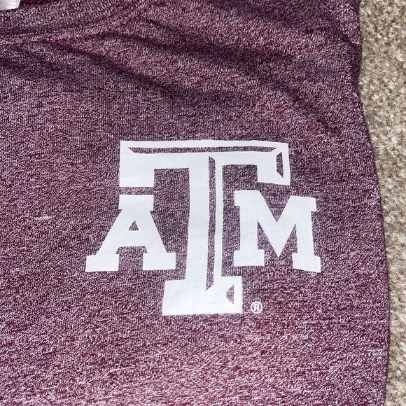 Texas A&M Maroon Crewneck Sweatshirt with Logo and words across back - Picture 2 of 6